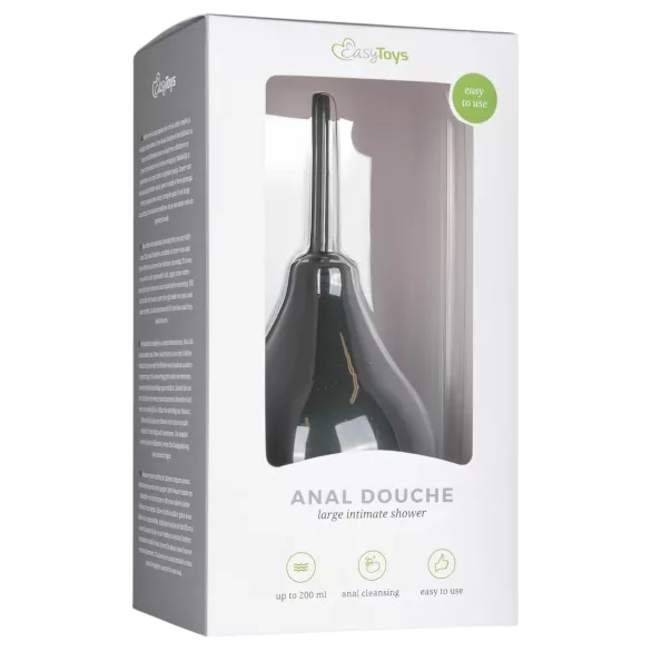 Easytoys - anální sprcha - velká - černá