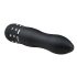Easytoys Diamond Curved - mini tyčový vibrátor (černý)
