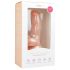 Easytoys - přísavkový dildo s varlaty (15 cm) - přírodní