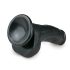 Easytoys - černé dildo s přísavkou a varlaty (15 cm)