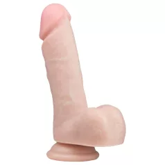   Easytoys - dildo s přísavkou a varlaty - 17,5 cm - tělová