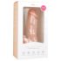 Easytoys - dildo s přísavkou a varlaty (17,5 cm) - přírodní