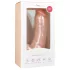 Easytoys - realistické dildo s přísavkou a varlaty - 20 cm - tělová