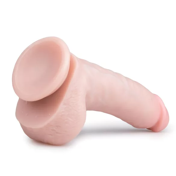 Easytoys - realistické dildo s přísavkou a varlaty - 20 cm - tělová