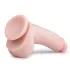 Easytoys - realistické dildo s přísavkou a varlaty - 20 cm - tělová