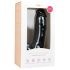 Easytoys - přísavkový dildo s varlaty (20 cm) - černý