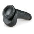 Easytoys - přísavkový dildo s varlaty (20 cm) - černý