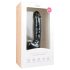 Easytoys - přísavkový dildo s varlaty (22,5 cm) - černý