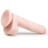 Easytoys - přísavkový realistický velký dildo s varlaty (26,5cm) - přírodní