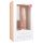 Easytoys - přísavkový, velký dildo s varlaty (29,5 cm) - přírodní