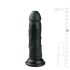 Easytoys - realistické dildo s přísavkou (15,5 cm) - černé