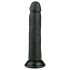 Easytoys - realistický dildo s přísavkou - černý 20,5 cm