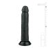 Easytoys - realistické dildo s přísavkou (20,5 cm) - černé