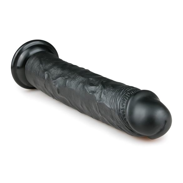Easytoys - přísavkový extra velký dildo (28,5 cm) - černý