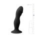 Easytoys - černé dildo s žaludem a přísavkou