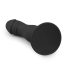 Easytoys - černé dildo s žaludem a přísavkou