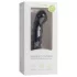 Easytoys - anální dildo s přísavkou - žebrované - černé 14 cm