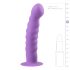 Easytoys - vlnitý dildo s přísavkou (fialový)