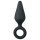Easytoys Špičatý anální kolík S - černý - malý