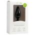 Easytoys Špičatý Plug - anální kolík s kroužkem - střední (černý)