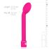 Easytoys Slim - G-bod vibrátor (růžový)