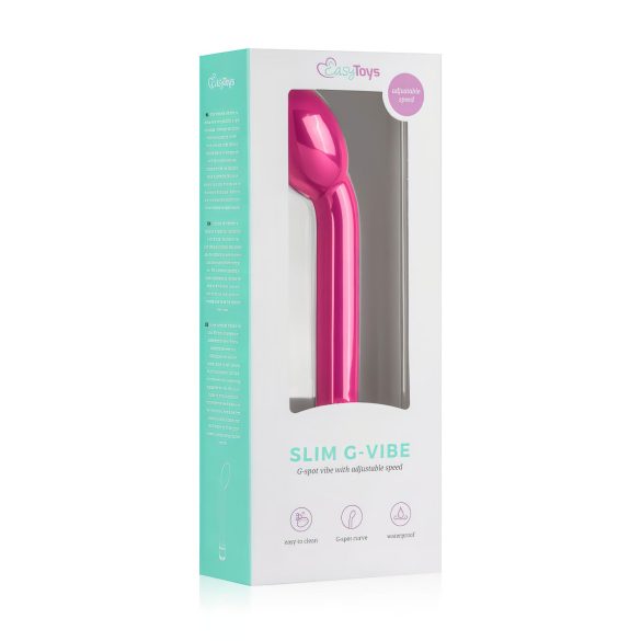 Easytoys Slim - G-bod vibrátor (růžový)