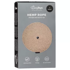   Easytoys Hemp Rope - konopné bondage lano (5 m, přírodní)