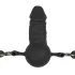 EasyToys - roubík s vnitřním dildem (černý)