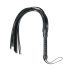 Easytoys Flogger - měkký umělý kožený bičík (černý)