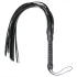 Easytoys - bič flogger - měkká umělá kůže - černý