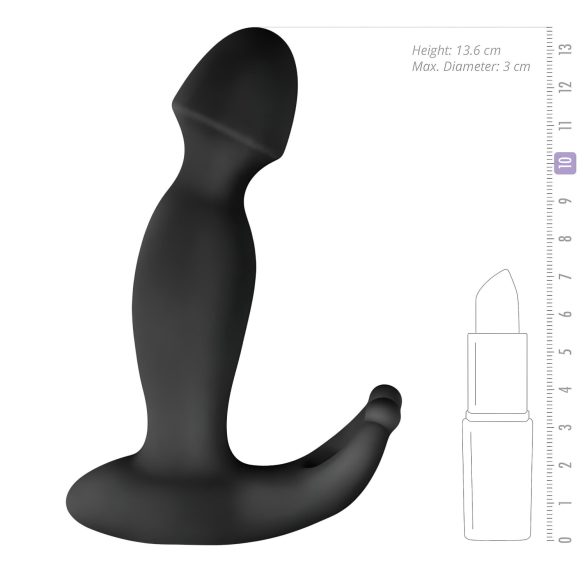 Easytoys Pounding Pete - vibrátor na prostatu - černý