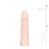 Flesh - prodlužující návlek na penis (přírodní) - 18 cm