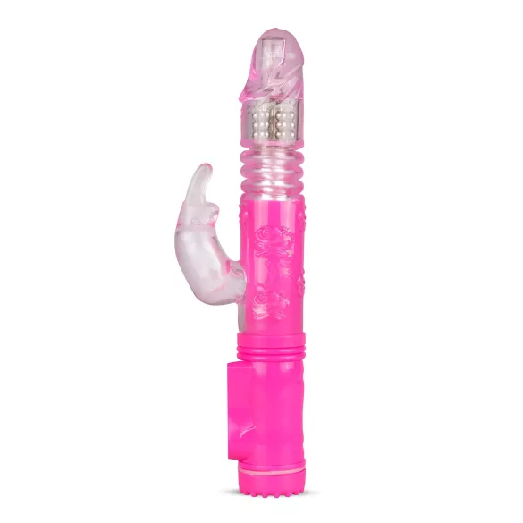 EasyToys Bunny - přirážecí vibrátor (růžový)