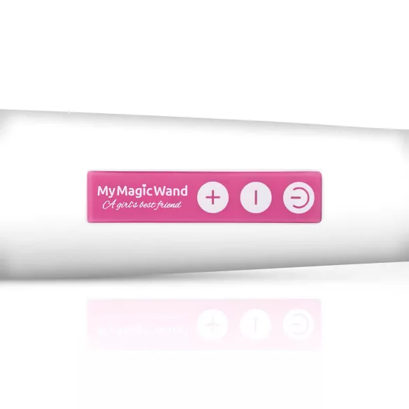 MyMagicWand - masážní vibrátor - silný výkon - bílá/růžová