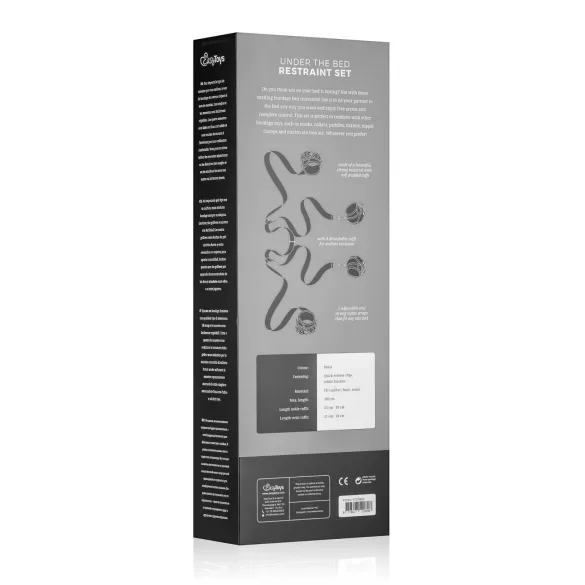 Easytoys - pouta na postel - sada - černá