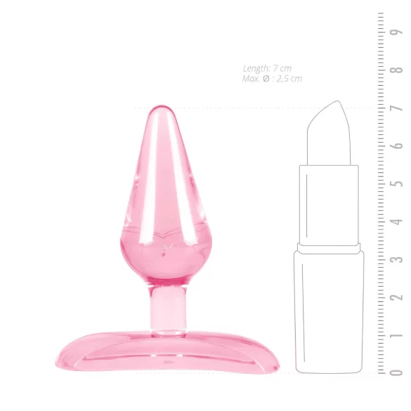 Easytoys The Assifier - mini anální kolík (růžový)