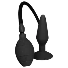 MenzStuff L - nafukovací anální kolík (černý, velký)