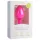 Easytoys - anální kolík s bílým kamenem - střední - růžový