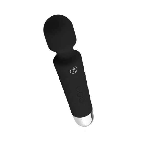 EasyToys - mini masážní vibrátor - dobíjecí - černý