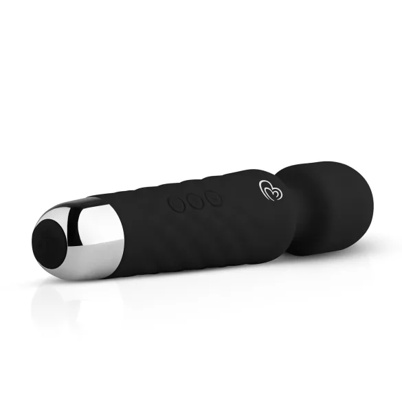 EasyToys - mini masážní vibrátor - dobíjecí - černý