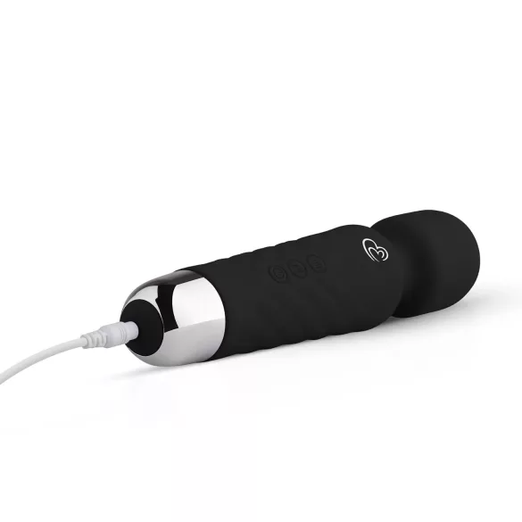 EasyToys - mini masážní vibrátor - dobíjecí - černý