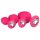Easytoys Diamond - sada análních kolíků (růžová)
