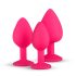 Easytoys Diamond - sada análních kolíků (růžová)