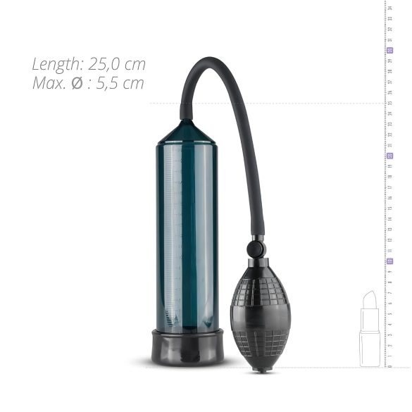 Easytoys - vakuová pumpa na penis - černá