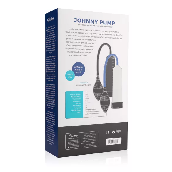 Easytoys - vakuová pumpa na penis - černá