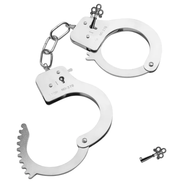 EasyToys - kovové pouta - stříbrná