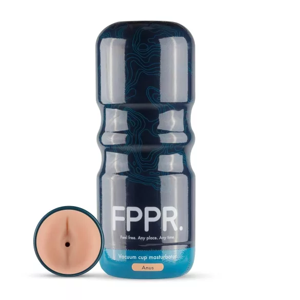 FPPR. Mokka - realistický anální masturbátor - přírodní barva
