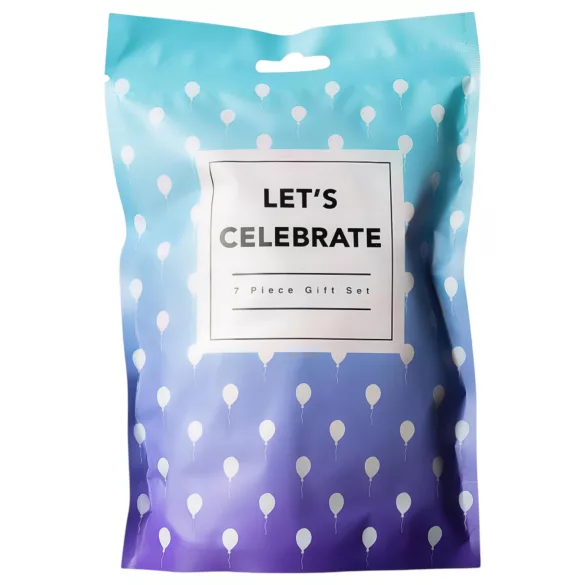 LoveBoxxx Let's Celebrate - dárková sada s vibrátorem - 7 dílů