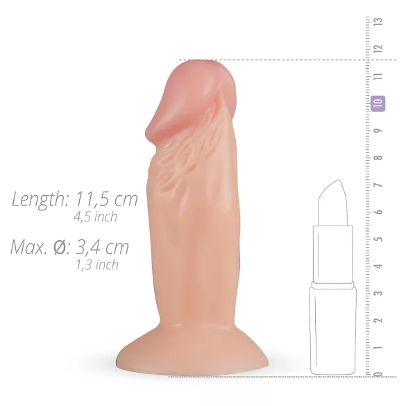 Real Fantasy Archi - realistický dildo - 11,5 cm - tělová barva