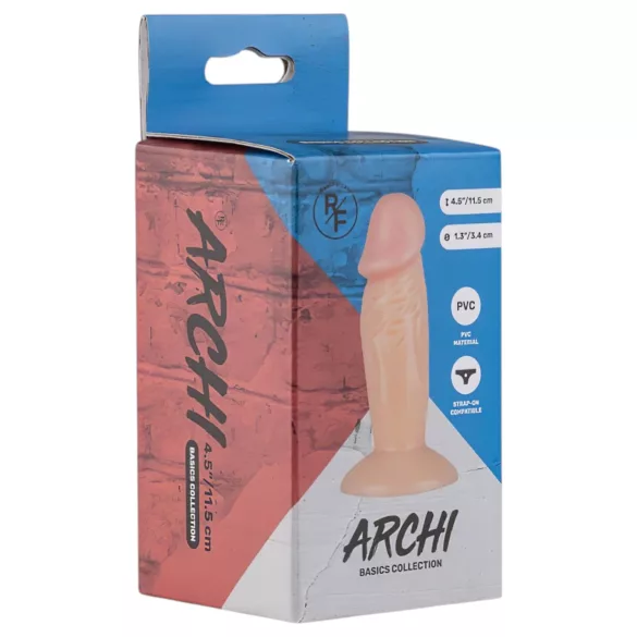 Real Fantasy Archi - realistický dildo - 11,5 cm - tělová barva